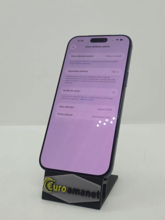 Telefon mobil Apple iPhone 17 Pro Max, 512GB, 5G, Deep Blue -A-