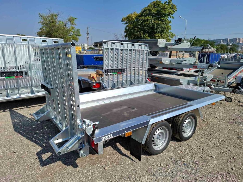 НОВО ремарке за строителна техника 3500КГ