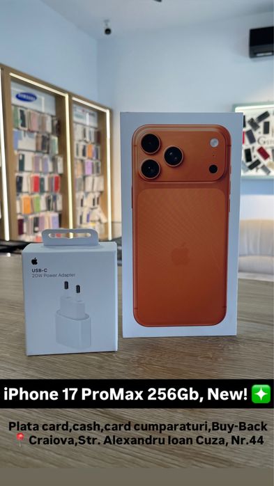 iPhone 17 ProMax 256gb,NEW |•| G Store Mobile
