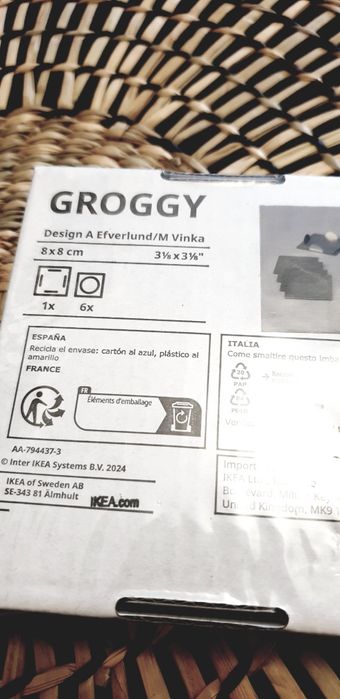 Set din inox, suport pentru pahare