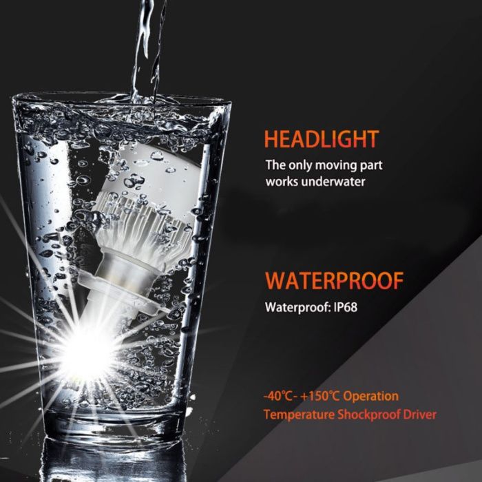 LED Лед диодни крушки Н1 Н4 Н7 Н8 Н9 H11 36W над150% по ярка светлина