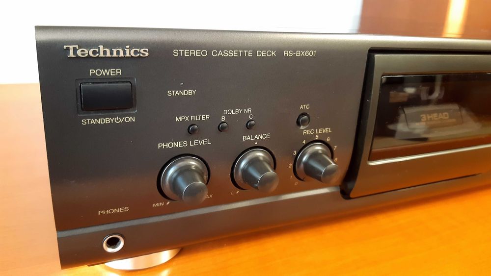 Deck Technics RS BX601 cu 3 capete + casete audio BASF CHROME BONUS