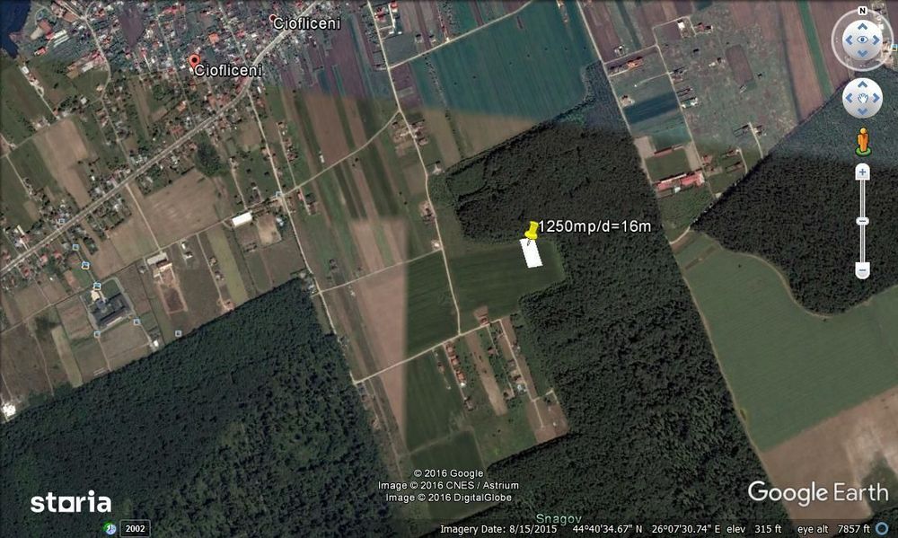 Teren intravilan inconjurat de padure - Ciofliceni, Snagov