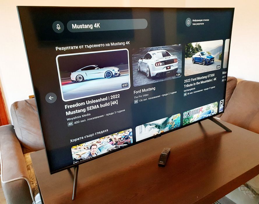 Телевизор - Samsung 50 ИНЧА - QLED - SMART TV - 4K !