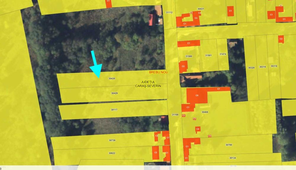 Proprietar vand teren in Brebu Nou 2877 mp