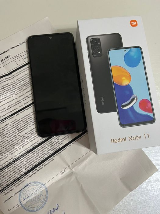 Xiaomi Redmi Note 11 4 ГБ/128 ГБ серый  б/у