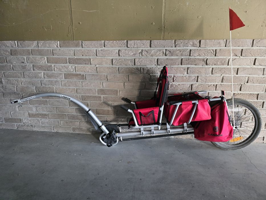 Remorca bicicleta copii