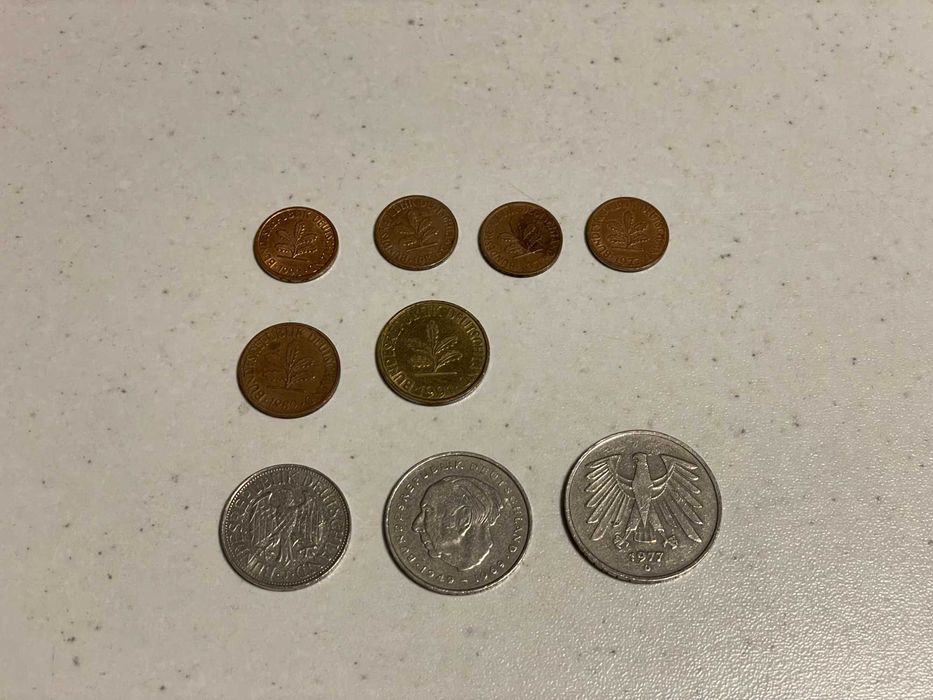 Стари монети от САЩ, Германия, Австрия, Белгия, Великобритания