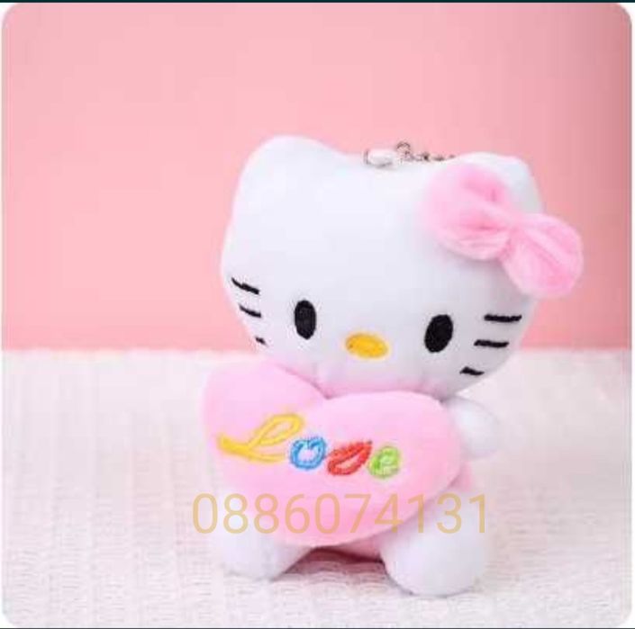 Плюшен Ключодържател играчка Hello Kitty, Ключодържател коте Кити