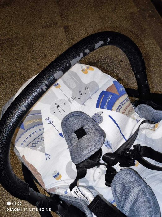 Бебешка комбинирана количка Лорели 
Патриция светлосива