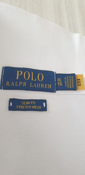 POLO Ralph Lauren Pique  Slim Stretch Mesh XL ОРИГИНАЛ! Мъжка Тениска