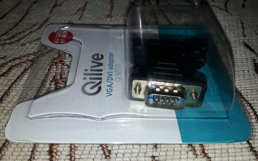 Adaptor nou VGA-DVI Qilive Q9203