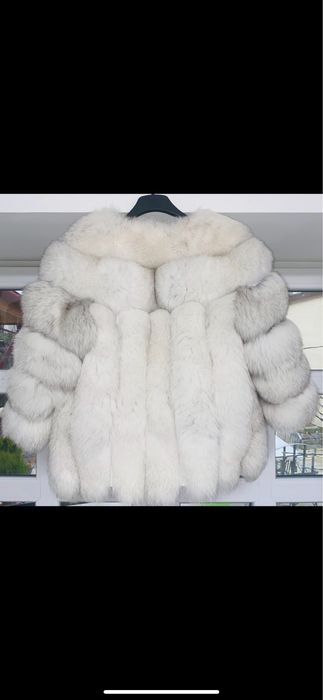 Blana naturala vulpe gri