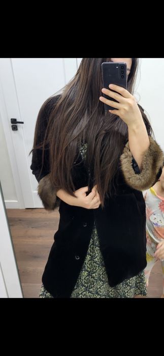 Стриженная норка с чехлом