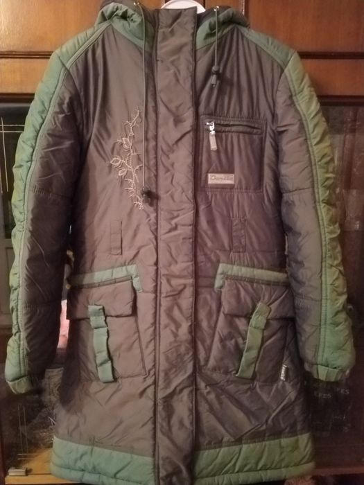 Пуховик на девочку рост 140