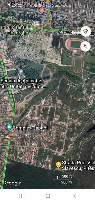 Vând 3001 mp zona Tancodrom, str Victor Slavescu, cu padure de pini