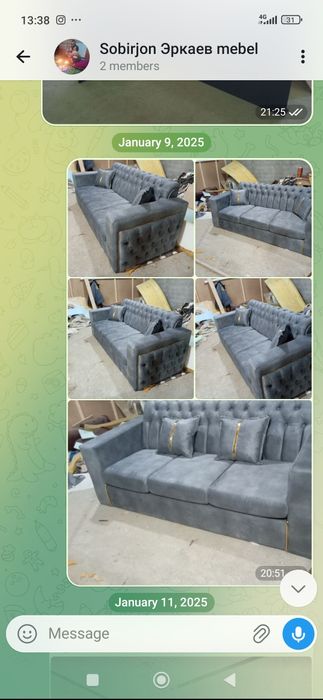 Restavratsiya Toshkent   .xarxil turdagi yumshoq mebellar taʼmirlash