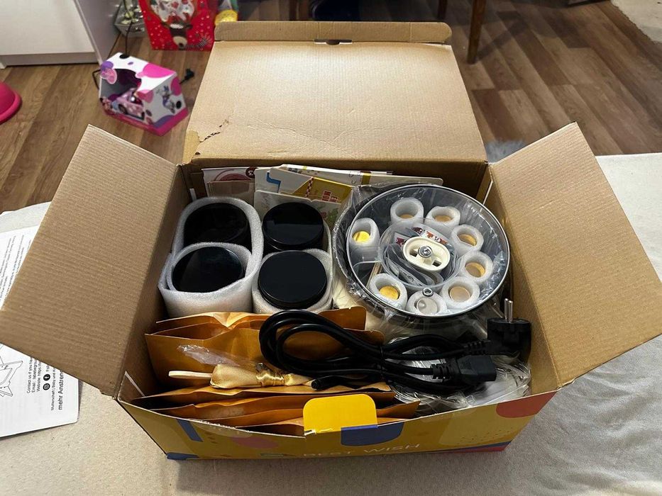 Kit de fabricare a lumanarilor din soia nou, la cutie