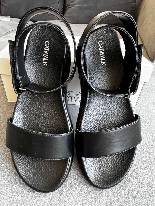 Сандали Catwalk - 37 номер, черни, нови