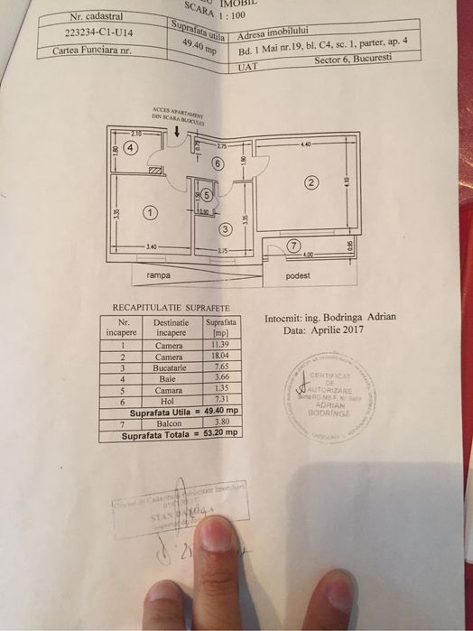 OFERTA SPATIU COMERCIAL de vanzare drumul taberei bld.1 MAI nr19,29,31