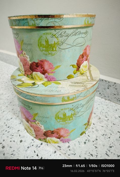 Коробка шляпница