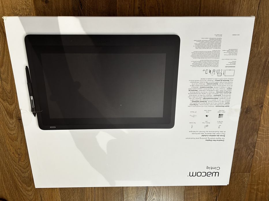 Графичен таблет Wacom - Cintiq 16, DТK-1660 - 15.6", черен