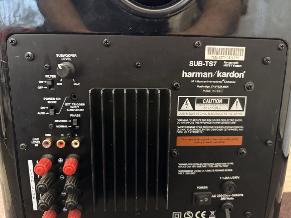Harman Katdon SUB-TS7  10” Subwoofer