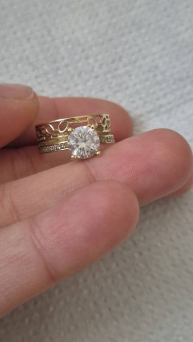 Vand inel aur dama 14 k model superb