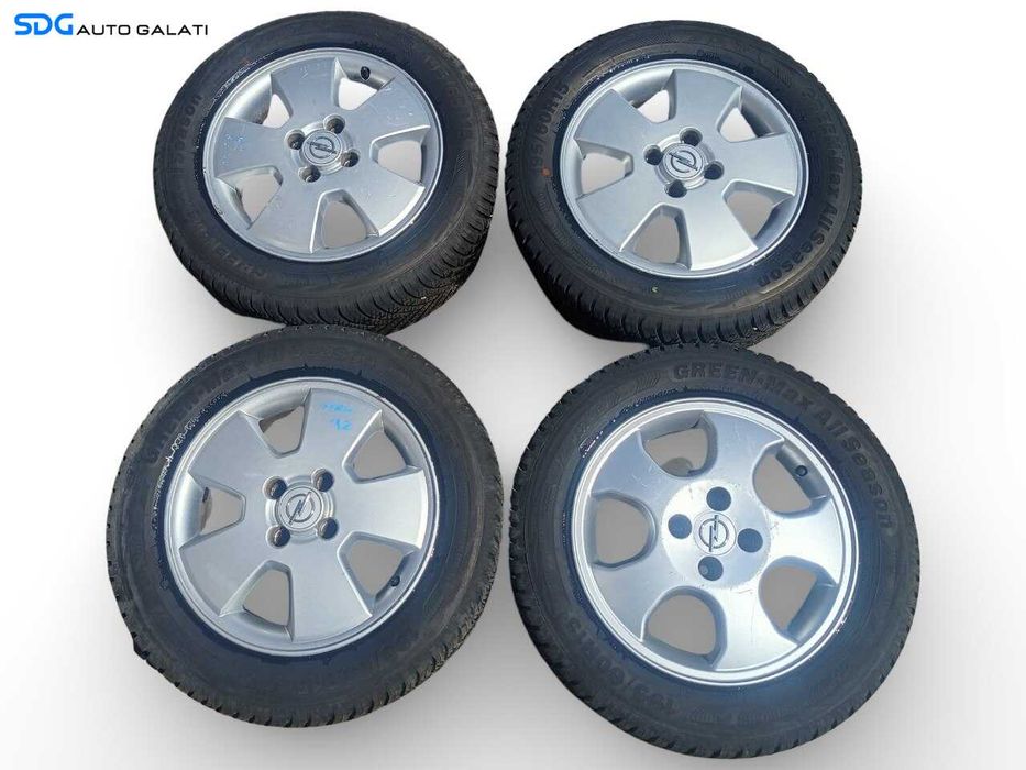 Set 4 Jante Janta Roata Roti Aluminiu 195 60 15 R15 Chevrolet Kalos 2003 - 2011 (24437244 6JX15H2 ET49) [JNT0032]