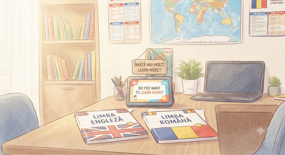 Meditații Limba Engleză și Limba Română-Pregătire pentru școala si examene (10+ ani)