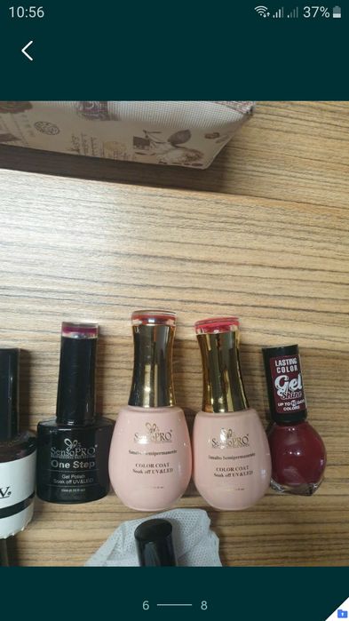 Kit manichiura pedichiura semipermanenta sau cu gel, accesorii