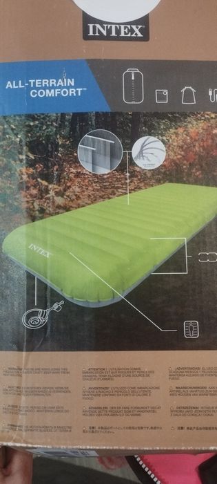 Надуваем матрак INTEX TruAir Dura-Beam