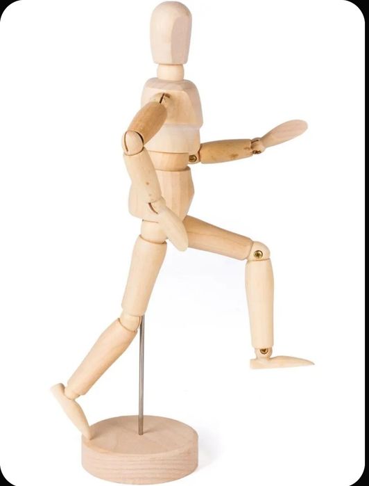 Игрушка Манекен деревянный