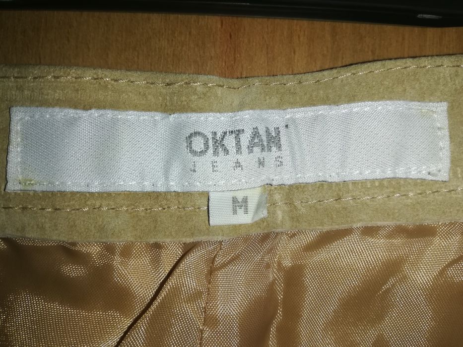 Pantaloni piele intoarsa dama M