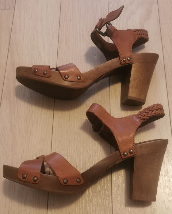 Sandale piele Massimo Dutti