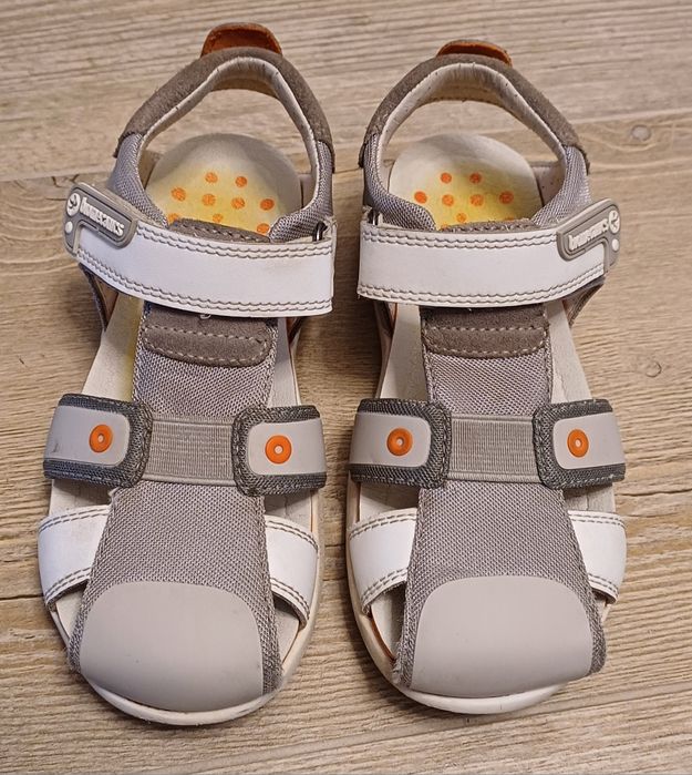 Sandale copii comode Birkenstock piele pluta m.26 și Biomecanics m.28