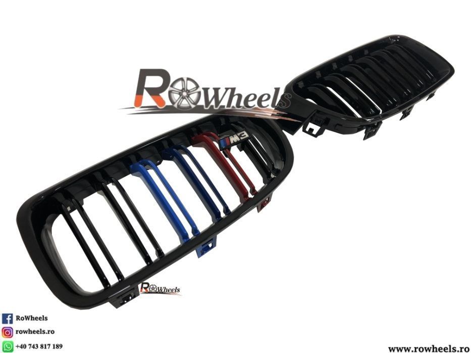 Grila BMW Glos Black TRI culor BMW seria3 F30 F31