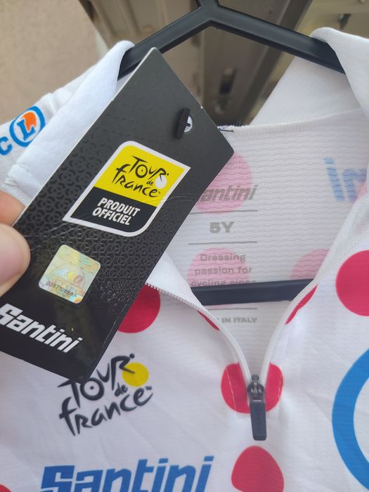 Детска тениска за колоездене SantininTour de France
