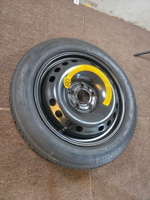 Roata Rezerva SLIM MICA - 5x110 16'' - 135/70/16 - OEM Alfa Romeo Giulieta - Fiat 500X - NOUA !