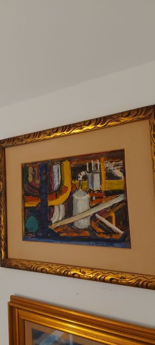 Tablou vechi, ulei, semnat, deosebit, de colecție