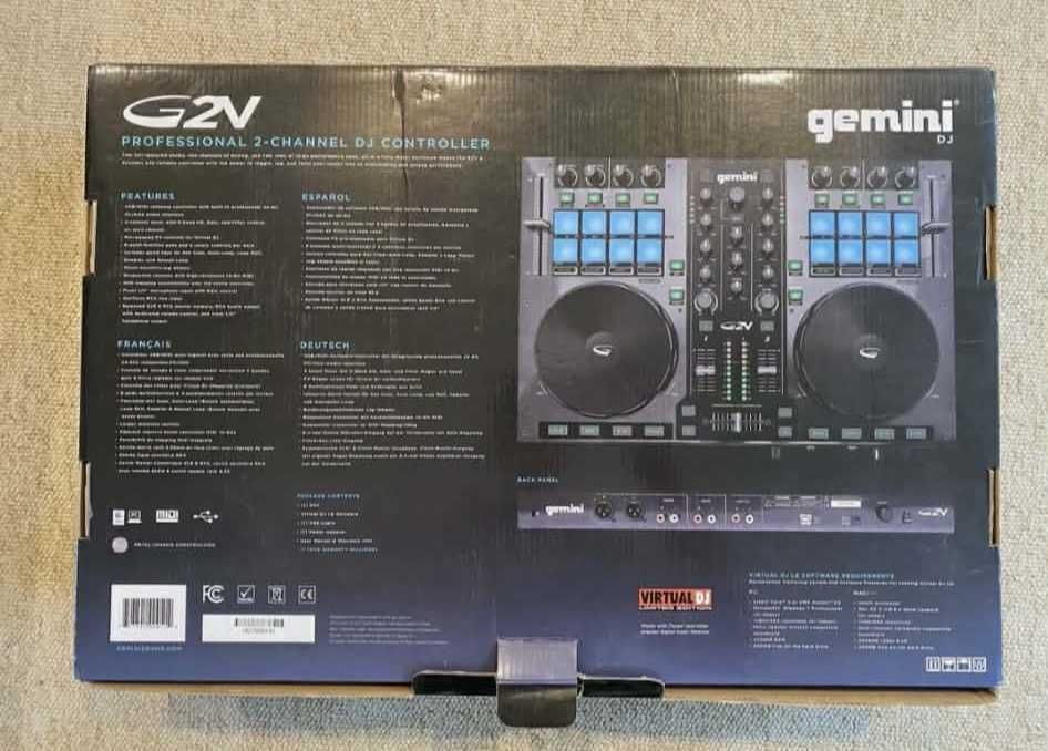 DJ контролер пулт миксер Gemini G2V