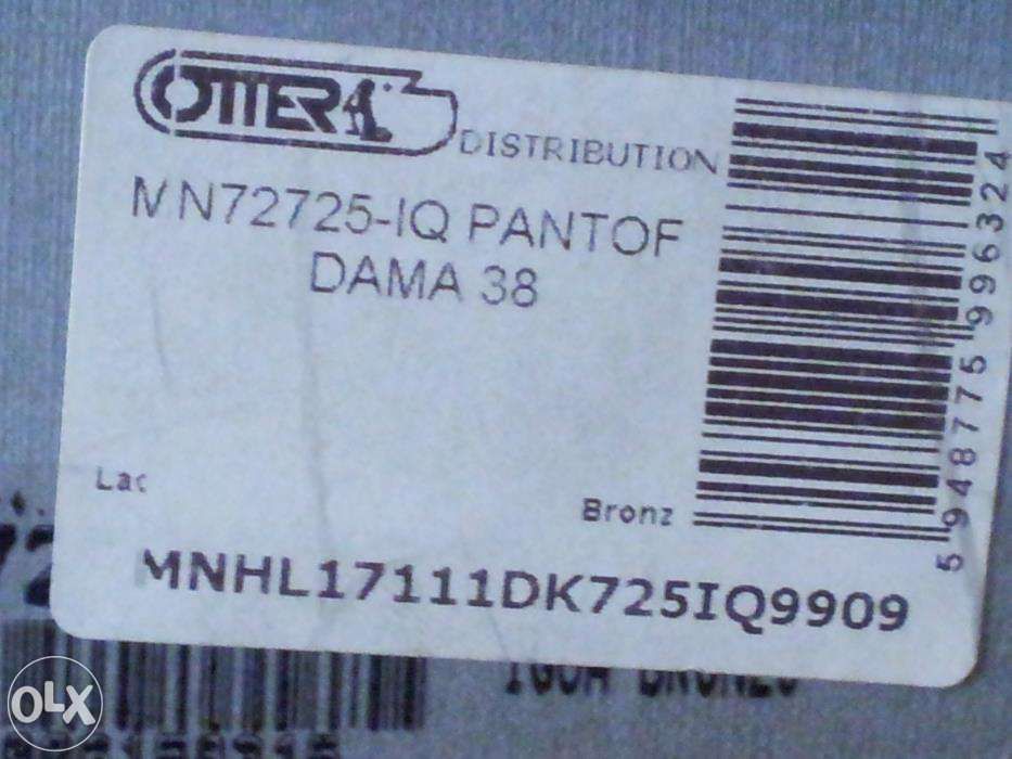 Manas (Italy) Pantof maro deosebit (lucrat manual)