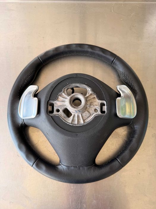 BMW F30 328i кожен мулти волан с пера, paddle shift steering wheel, бутони за автоматик – БМВ Ф30 xDrive без airbag