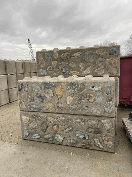 bloc beton, piatra aparenta bloc lego, gard din Piatră de Carieră,