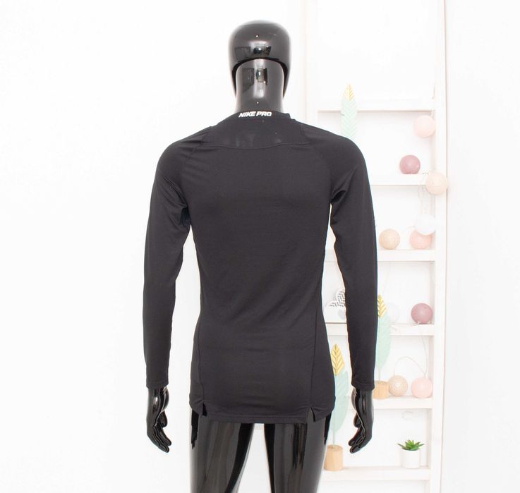 Nike Pro оригинална мъжка блуза черна Dri Fit дълъг ръкав L
