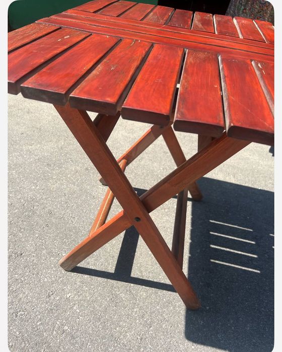 Скандинавски сгъваем стол , градинска мебел