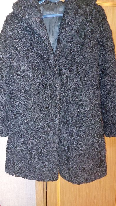 Шуба каракуль натуральный