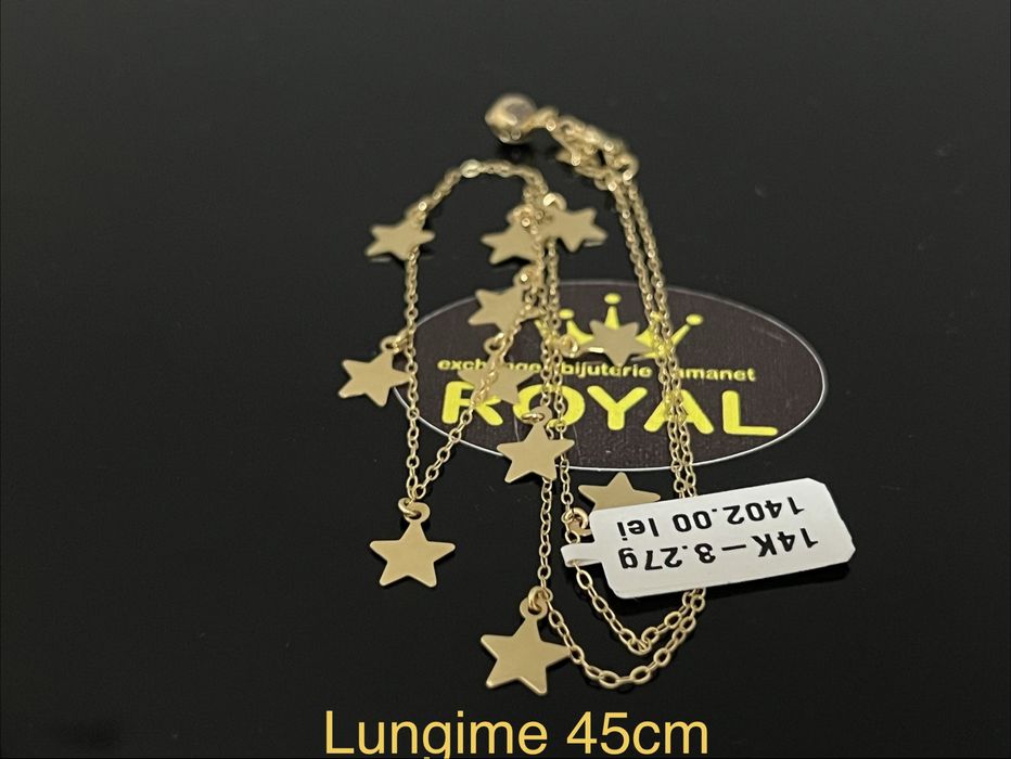 Bijuteria Royal CB: Lantisor dama aur 14k 3,27gr