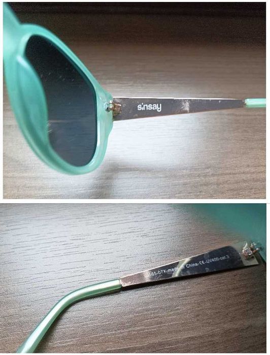 Ochelari de soare Sinsay, cu rama verde deschis