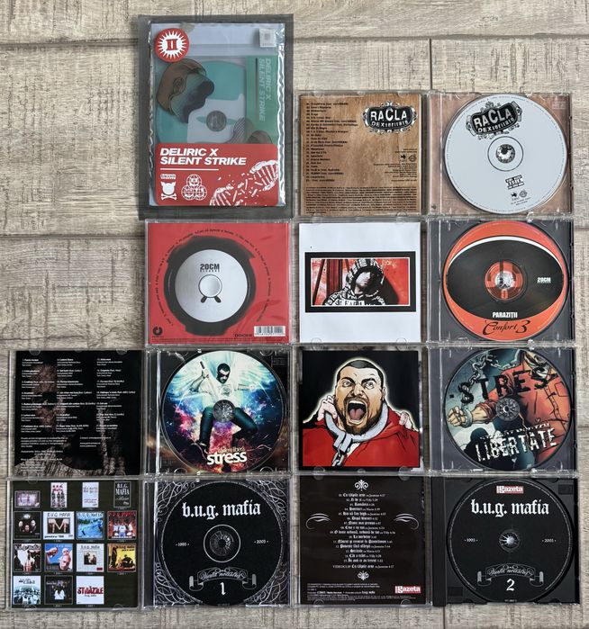 Lot 16 cd-uri muzica hip hop romaneasca Deva • OLX.ro